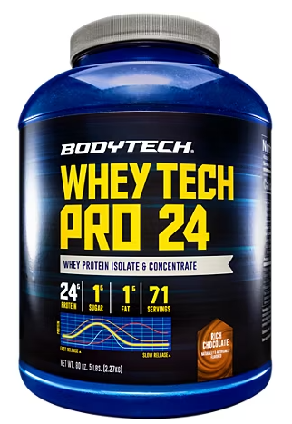 Whey Tech Pro 24 β Rich Chocolate (5 Lbs.)