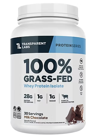 100% Grass-Fed Whey Protein Isolate β Milk Chocolate